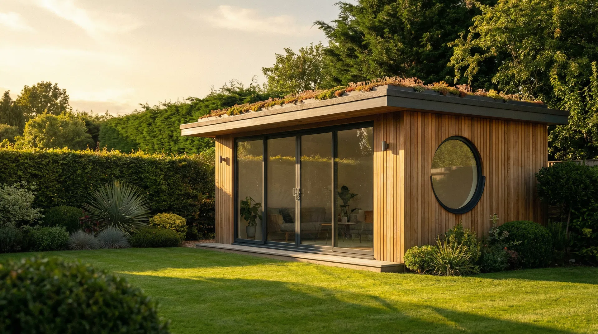Premium garden room built with Premier Sips panels