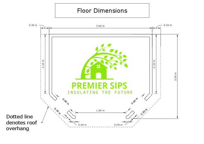 The Appelby SIPS Kit Floor Plan