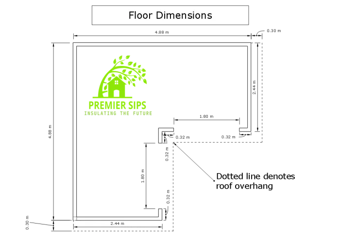 The Ashfield SIPS Kit Floor Plan